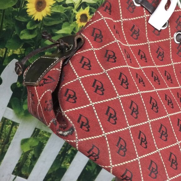 Vintage Dooney & Bourke Red Satchel Bag - Picture 12 of 16